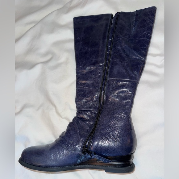 Miz Mooz Bobbie Midnight Blue Wide Calf Boot • size 8.5 US - Picture 8 of 15